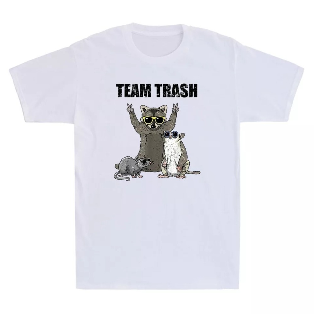 Team Trash Funny Opossum Raccoon Rat Animals T-Shirt